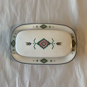 VTG Studio Nova ADIRONDACK Large Butter Dish w/ Lid - EUC